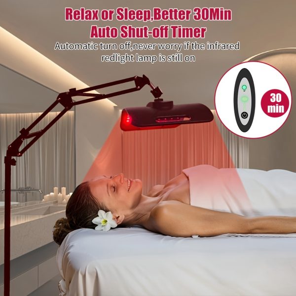 Lamp for Red Light Therapy, Featuring Infrared Light Therapy with a Stand - a Device Emitting 660Nm Red Light And 850Nm Near-Infrared Light for Alleviating Body Pain And Enhancing Skin Care. - Image 9