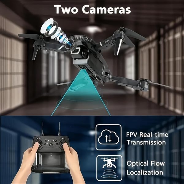 Drone With 1080P Camera For Beginners, Kids And Adults, Foldable Remote Control Drone With Voice Control, Gestures Selfie, Altitude Hold, One Key Start, 3D Flips, Toy For Beginners And Kids - Image 10