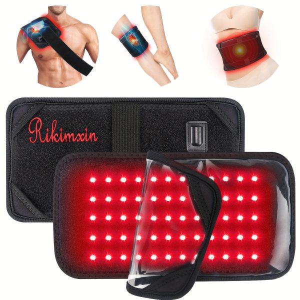 60 LED Red Light Therapy Belt For Men - Adjustable Timer Heating Pad, Father'S Day Gifts For Dad/Husband/Boyfriend, Sciatica Back Pain, Office & Car Seat Massager With Medical-grade LEDs - Image 5