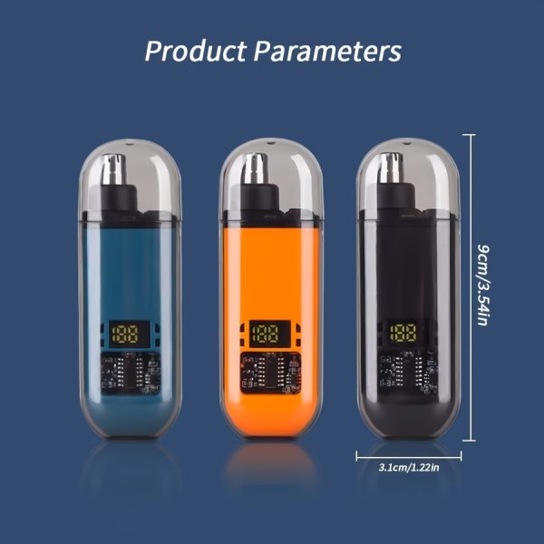 2PACKS Rechargeable Ear And Nose Hair Trimmer For Men Battery Operated - Compact, Portable Electric Clipper Nose Hair Remover Tool For Men Or Women, Nose Hair Removal Electric, Fast Charging Long-Lasting Battery, Ideal Gifts For Dad From Daughter/Son - Image 2