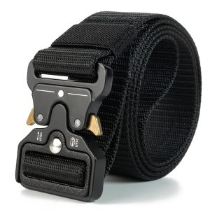 1pc Of Minimalist Military Enthusiast Tactical Nylon Belt With Heavy-duty Buckle Durable Men'S And Women'S Belts Suitable For Daily Outdoor Training And Fashion Accessories Valentine'S Day Perfect Gift New Year'S Gift