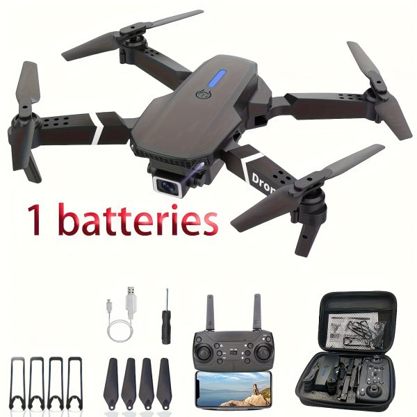 Drone With 1080P Camera For Beginners, Kids And Adults, Foldable Remote Control Drone With Voice Control, Gestures Selfie, Altitude Hold, One Key Start, 3D Flips, Toy For Beginners And Kids - Image 4