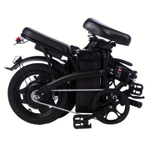 14 Inch Foldable Adult Electric Bicycle, Clearance Dealership, 500w Motor, Maximum Speed Of 20 MPH, 48V 10.4Ah Lithium Battery, 14 Inch Tires, Portable Folding Design, Outdoor Cycling Exercise, Urban Commuting Travel, Detachable Lithium Battery