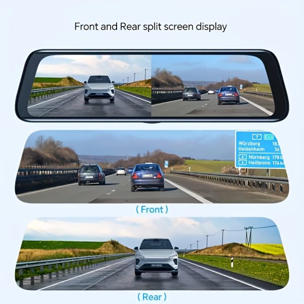 4K Touch Screen Mirror Dash Cam - Image 11
