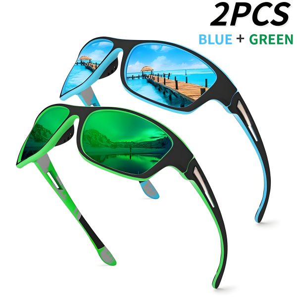 4-1pc High-quality polarized sports Fashion Glasses with adjustable straps, lightweight and durable. Perfect for cycling, driving, fishing, and premium golfing—an ideal gift choice for festive occasions - Image 17