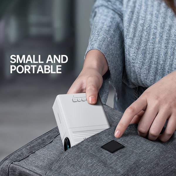 Mini Projector, Portable Video Projector, Home Theater Projector, Supports Mobile Screen Projection, Supports Native Resolution of 1280X720P, Suitable for Offices, Outdoor Camping, Etc, Movie Projector - Image 9