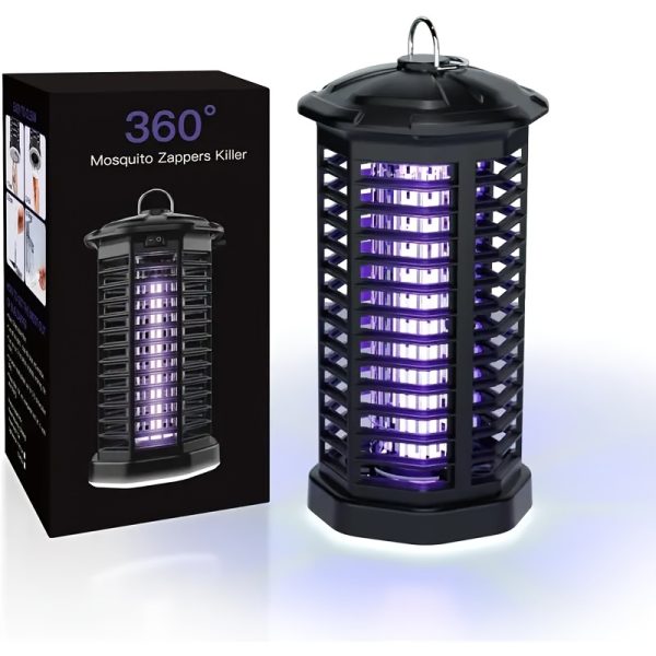 Bug Zapper Outdoor Indoor Electric Mosquito Lamp Fly Zapper Killer Effective 4200V Plug In for Home Patio Office Courtyar - Image 3