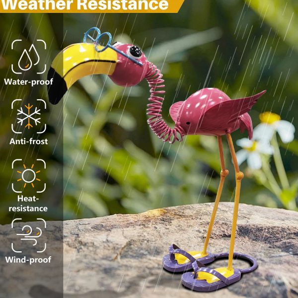 1pc Metal Flamingo - Image 6