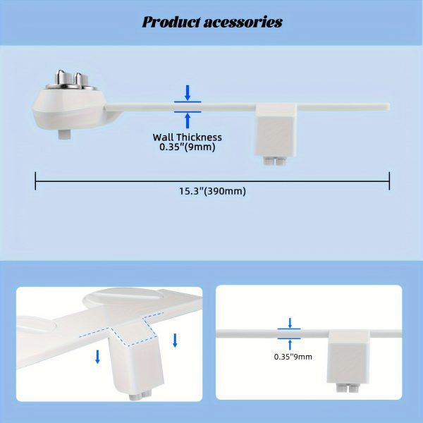 Dual Nozzle Self-Cleaning Bidet Attachment Toilet Bidet Attachment - Image 4