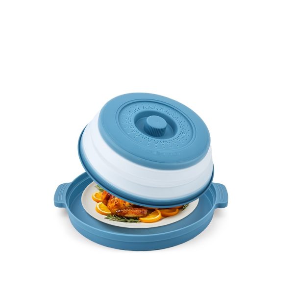 [Microwave Food Cover] 1pc Microwave Food Cover, Splash Proof Food Cover Lid with Steam Vents And Handle Microwave Oven Heating Cover, Steam Vent Microwave Oven Tray Cover Bowl Cover, Easy to Grip, Suitable for Microwave Ovens And Kitchen Supplies - Image 7