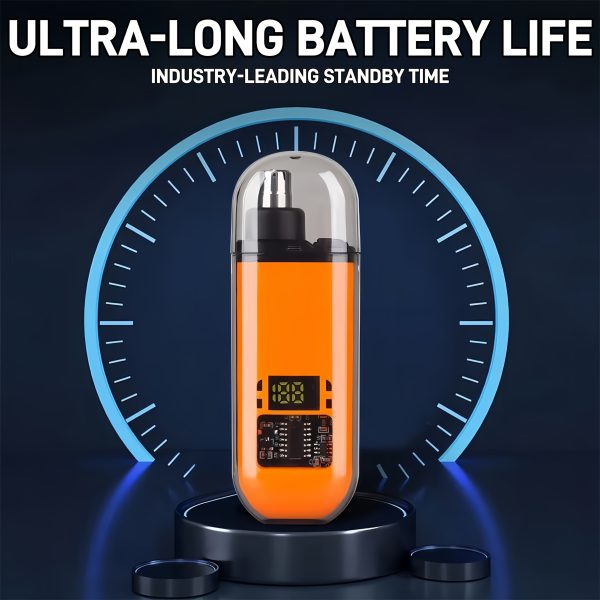 2PACKS Rechargeable Ear And Nose Hair Trimmer For Men Battery Operated - Compact, Portable Electric Clipper Nose Hair Remover Tool For Men Or Women, Nose Hair Removal Electric, Fast Charging Long-Lasting Battery, Ideal Gifts For Dad From Daughter/Son - Image 12