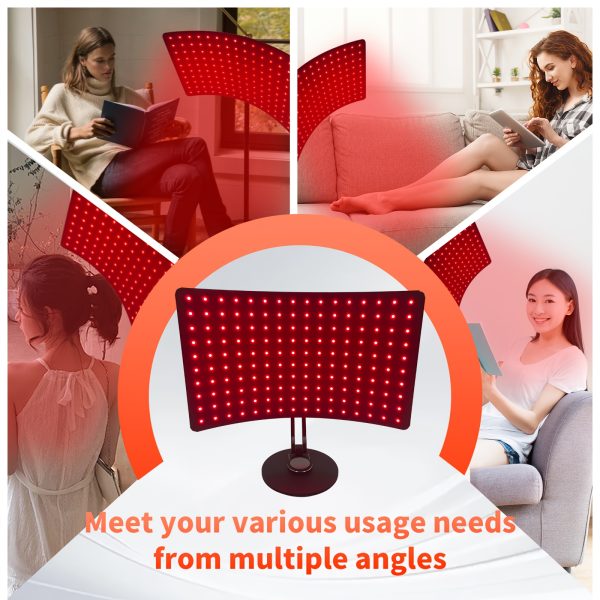 ELVISH Red Light Therapy For Body, Infrared Light Therapy Lamp With Stand Portable 660nm 850nm Red Light Therapy For Face Body Back Home Heating Red Light Therapy For Women Men - Image 3