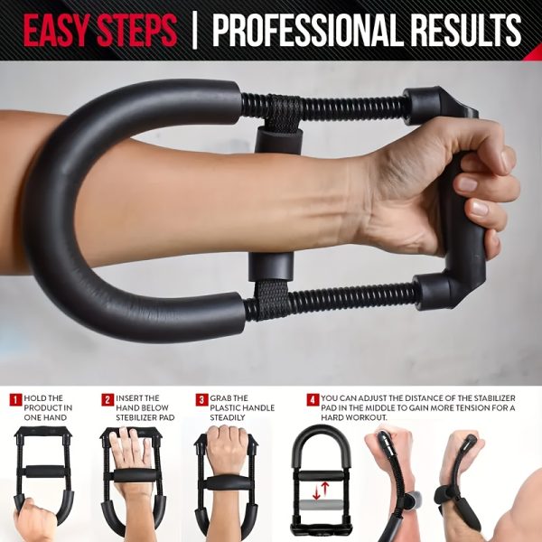 [Forearm Strength Trainer] One Adjustable 45-Pound Forearm Strength Trainer for Hand And Wrist Training - Improves Grip Strength And Endurance - Image 3