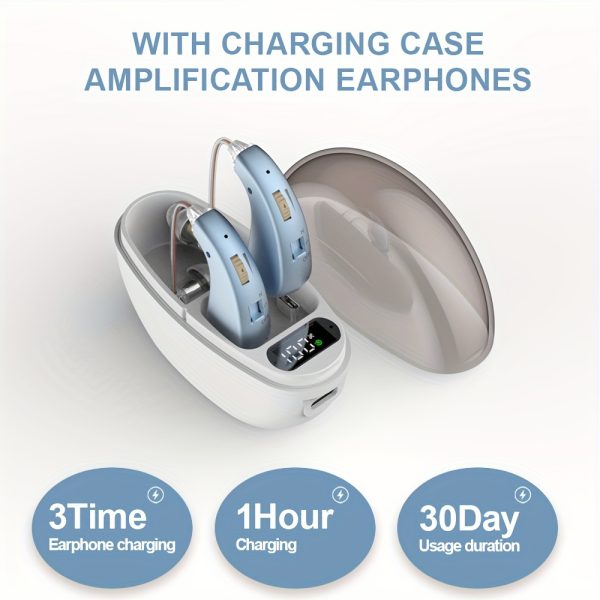 Hearing AIDS With A Pair Of Headphones, Digital Charging Hearing AIDS For The Elderly With Noise Cancellation Function, Hearing Aid Equipment For Hearing Loss - Image 9