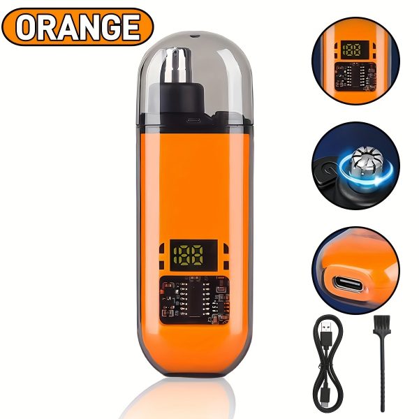 2PACKS Rechargeable Ear And Nose Hair Trimmer For Men Battery Operated - Compact, Portable Electric Clipper Nose Hair Remover Tool For Men Or Women, Nose Hair Removal Electric, Fast Charging Long-Lasting Battery, Ideal Gifts For Dad From Daughter/Son - Image 13