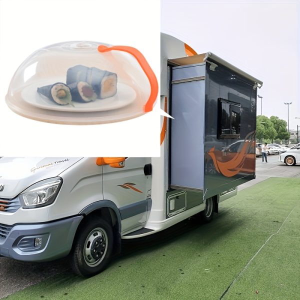 [Microwave Food Cover] 1pc Microwave Food Cover, Splash Proof Food Cover Lid with Steam Vents And Handle Microwave Oven Heating Cover, Steam Vent Microwave Oven Tray Cover Bowl Cover, Easy to Grip, Suitable for Microwave Ovens And Kitchen Supplies - Image 12