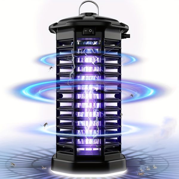 Bug Zapper Outdoor Indoor Electric Mosquito Lamp Fly Zapper Killer Effective 4200V Plug In for Home Patio Office Courtyar - Image 2