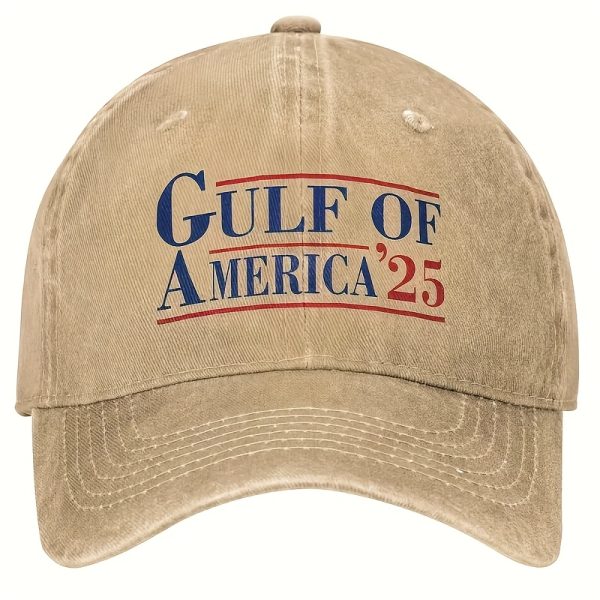 2/1 Pack Gulf Of America Patriotic Trucker Hat - Adjustable Baseball Cap For Men & Women, Vintage Style With Geometric Design, Black With Red & White Accents, Casual Leisure Wear - Image 8