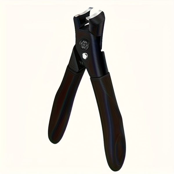 1pc Classic Stainless Steel Toenail Clippers, Large Opening Nail Cutter for Thick Hard Toenails, Anti-Splash Pedicure Tool with Concave Blade Edge, Unscented, Nail Clipper Set - Image 2