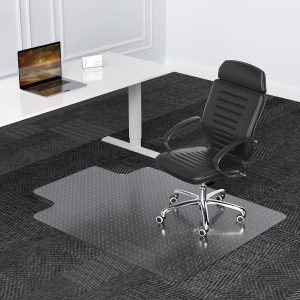 Office Chair Mat for Low Pile Carpeted Floors, Clear Carpet Chair Mats for Home & Office, Studded Floor Mat for Office Chair On Carpet(36" X 48")