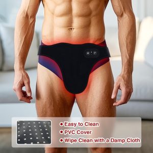 KTS The Red Light Device Is Designed for Male Health, Using 660nm And 850nm Wavelengths. It Deeply Penetrates The Light Beige, Promoting Male Health.