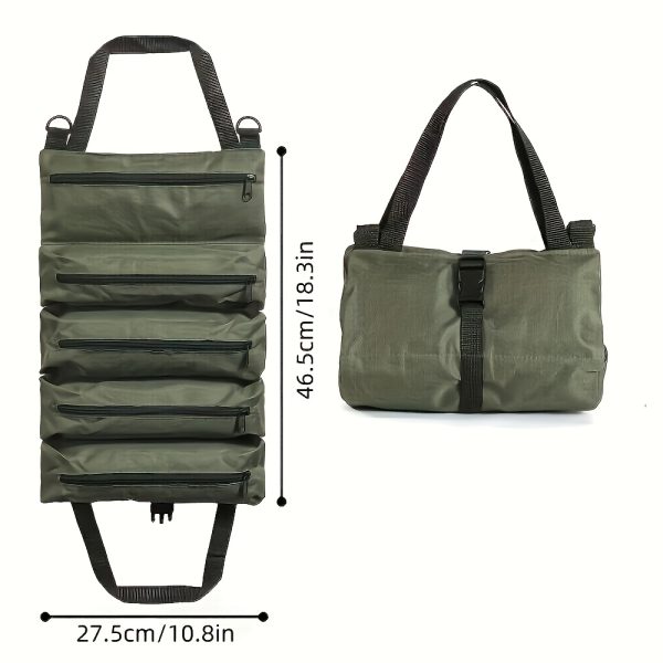 Roll Tool Kit Oxford Cloth Tool Kit Auto Tool Storage Bag Multi-purpose Tool Kit - Image 4
