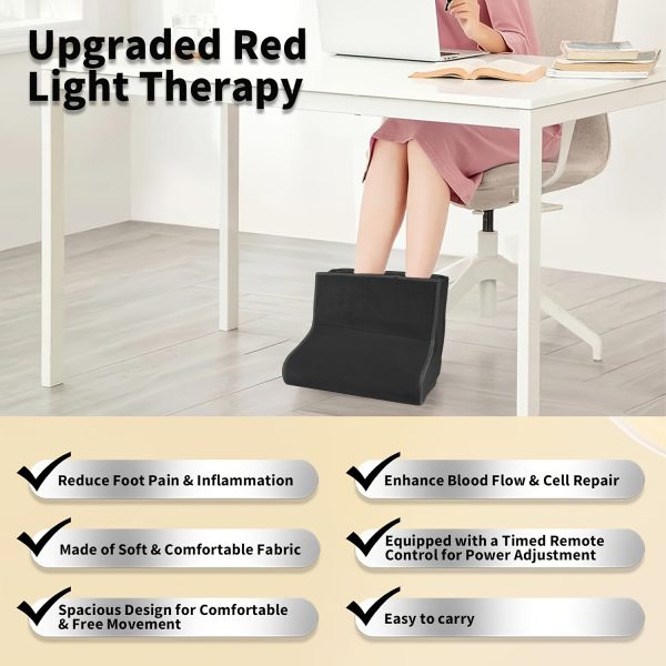 New Red Light Therapy For Feet, Dual Wavelength 160 LEDs For Foot Pain Relief, Adjustable Power And Time Controller. - Image 3