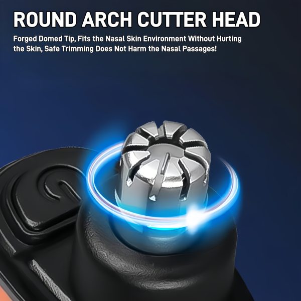 2PACKS Rechargeable Ear And Nose Hair Trimmer For Men Battery Operated - Compact, Portable Electric Clipper Nose Hair Remover Tool For Men Or Women, Nose Hair Removal Electric, Fast Charging Long-Lasting Battery, Ideal Gifts For Dad From Daughter/Son - Image 11
