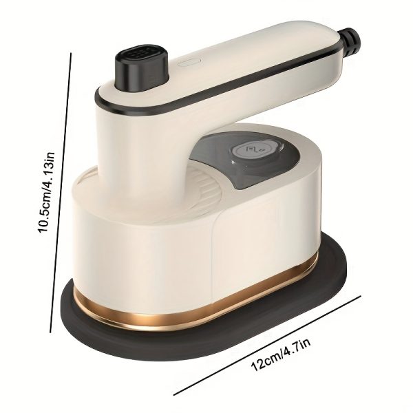 Mini Portable Folding Steam Iron, 180° Rotating New Iron Steamer For Clothes, Fast Heating, Handheld, Quick Wrinkle, Compact Handheld Steam Iron For Travel, College Dorm, Back To School, Apartment, Home Office - Image 3