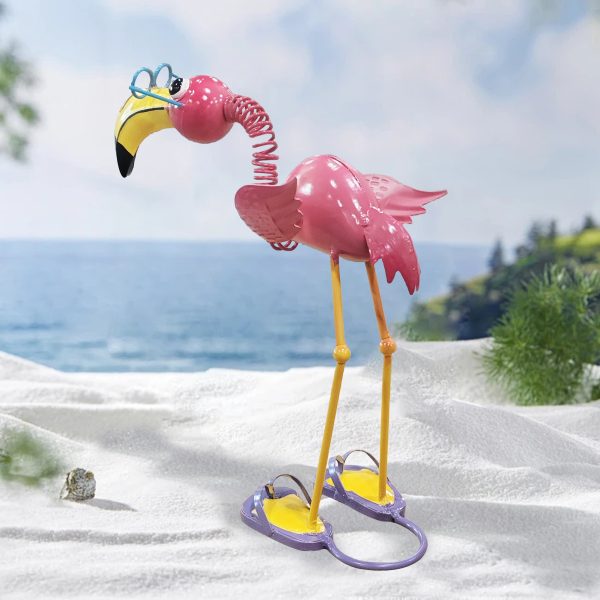 1pc Metal Flamingo - Image 3