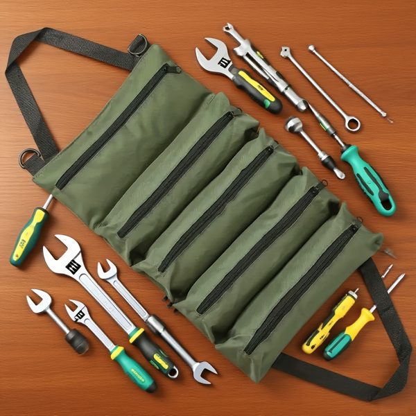Roll Tool Kit Oxford Cloth Tool Kit Auto Tool Storage Bag Multi-purpose Tool Kit - Image 2