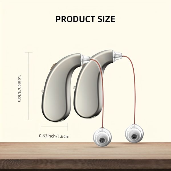 Hearing AIDS With A Pair Of Headphones, Digital Charging Hearing AIDS For The Elderly With Noise Cancellation Function, Hearing Aid Equipment For Hearing Loss - Image 3