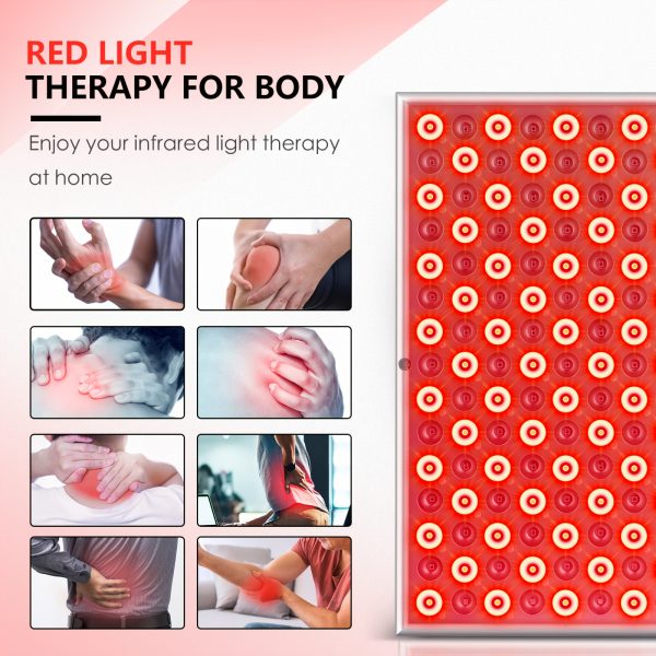 1-Pack 225 LEDs Dual Wavelength Red Light Therapy Panel - Image 2