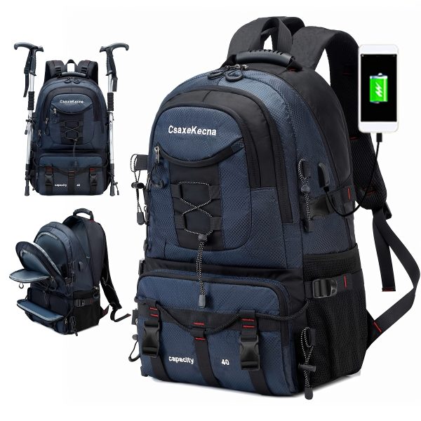 [Outdoor Backpack] 17-inch Laptop Travel Backpack | Hiking and Trekking Outdoor Sports Camping Bag for Men and Women - Image 9