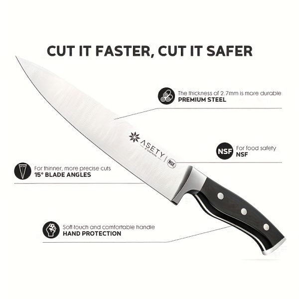 15pcs Stainless Steel Knife Set - Image 2