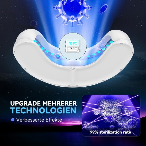 KTS Nail Fungus Cleaning Device For Multiple Toenails & Fingernails, Foldable Nail Fungus Light Treatment Device, Suitable For Discolored And Thickened Toenails Home Use (White) - Image 5