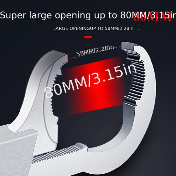 Aluminum Alloy Adjustable Wrench - Image 4