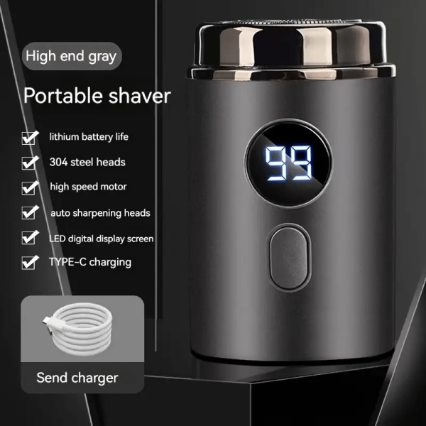 A Must-Have Men Powerful Yet Quiet, Portable Shaver with Digital Display, Making Shaving Convenient. - Image 6