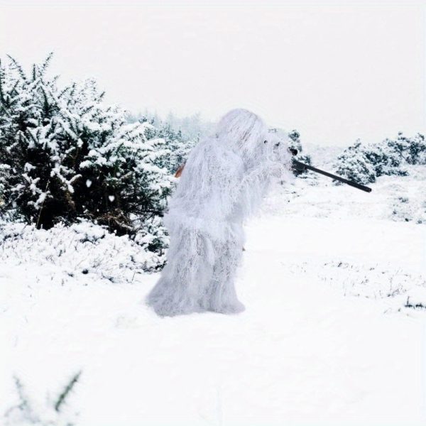 1pc White Snow Ghillie Suit - Image 2