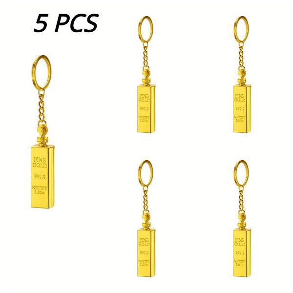 1/3/5pcs Permanent Lighter, Creative Golden Bar Small Match Stick, Multi-functional Metal Kerosene Lighter, Mini Igniter, Suitable for Outdoor Camping Fire-making, Gift for Boyfriend Or Father (without Oil), Without Battery - Image 8