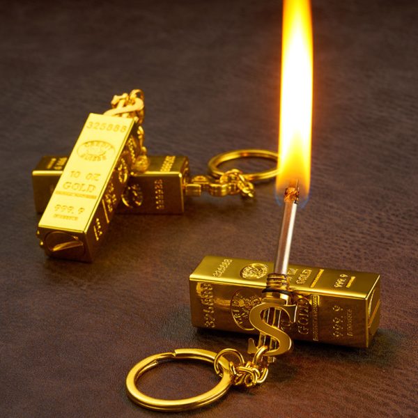 1/3/5pcs Permanent Lighter, Creative Golden Bar Small Match Stick, Multi-functional Metal Kerosene Lighter, Mini Igniter, Suitable for Outdoor Camping Fire-making, Gift for Boyfriend Or Father (without Oil), Without Battery - Image 9