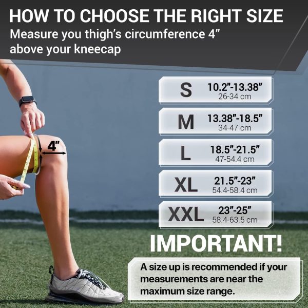 Professional Knee Brace with Side Stabilizers & Patella Gel Pads - Adjustable Snap Closure, Breathable Mesh & Durable Fabric for Maximum Knee Support, Fast Recovery - Men & Women, Knee Brace for Knee, Sports Knee Brace, Secure Fit Design, Comfortable Fit, Active Lifestyle, Secure Fit Brace, Breathable Material, Active Lifestyle Gear - Image 5