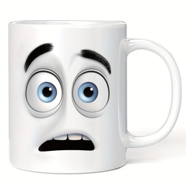 [Ceramic Coffee Mug] 11oz Fun 3D Cartoon Face Ceramic Coffee Mug - Leak-Proof, Insulated, Dishwasher Safe - Perfect Birthday & Holiday Gift - Image 6
