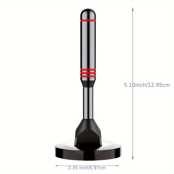 2025 Smart Indoor TV Antenna with 360° Rotating Magnetic Base – Long Distance Reception, Cable-Free Installation for Clear Local Channels, Sleek Black Design, High-Quality Connectivity for Flat Screen & Analog TVs, Cablefree Viewing | Modern Antenna Design | Durable Antenna, Antenna for Tv - Image 6