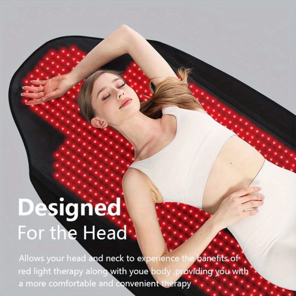 KTS Red Light Therapy Mat Designed for Comprehensive, Measuring 71, 4 by 33 Inches, Featuring 1370 Beads with Dual Wavelengths of 660Nm And 850Nm, And 5 Adjustable Levels - Image 2