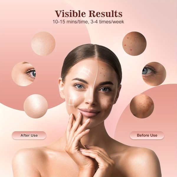 180 LED Beads 3 Modes Portable Led Face Mask Light with Remote, 850nm Mask with Timing Function at Home - Image 7