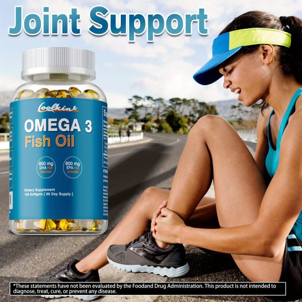 120pcs Omega 3 Fish Oil with EPA & DHA - Supports Vision, Light Beige, Heart & Brain Health - Essential for Overall Wellness - Image 7