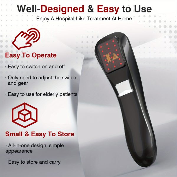 Handheld Red Light Relax Device, Portable Pain Relief Device for Body Joints Shoulders Elbows Knees Back Muscle&Tissue - Image 3