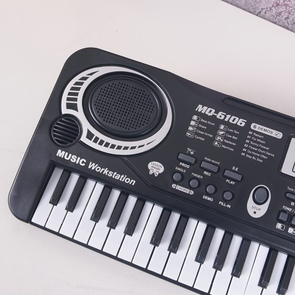 61-Key Portable Electronic Piano Keyboard with Built-in Microphone - Full-Size Piano Keys, USB-Powered Keyboard (No Batteries Needed), Lightweight & Compact Design for Home, Travel, Studio, Beginners - Ideal for Learning & - Black Electronic Piano, Home Studio Setup, Stylish Music Gear, Reliable Performance Gear, Beginner Musicians - Image 5