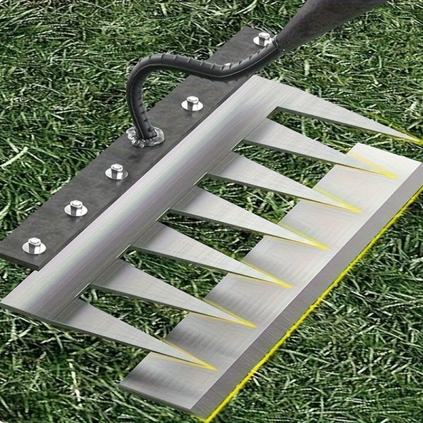 A Heavy-Duty Horticultural Weeding Rake, Metal Weeding Hand Rake, Used for Gardening And Soil Aeration, for Turning Soil And Cleaning Weeds, Excluding Handle - Image 10